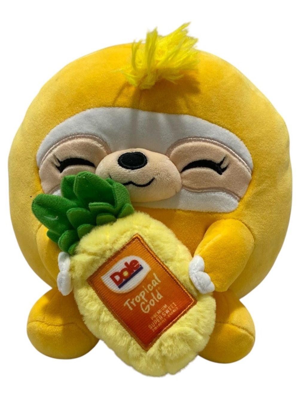 Zuru Snackles Sandy Sloth Plush Series 2 Dole Pineapple 7” Toy